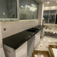 صحفه کابینت کوارتزکورین گرانیت طبیعی مرمر بوک مچ