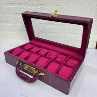 باکس های نظم دهنده ی چرمی ساعت مچی