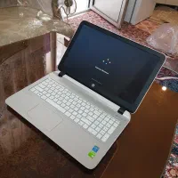 لبتاپ hp پاویلیون با کارتن و وسایل