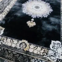 فرش 700 شانه9متری شاهکار سرمه ای تراکم 2550