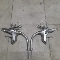 تعدادی دهنه سروته علم(گاوسر-آژد)علامت