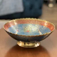 ظرف برنجی میوه خوری
