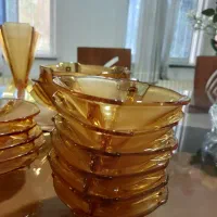 ست نباتی فرانسوی و ظرف برنز