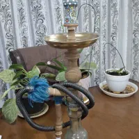 قلیون تنه چوبی