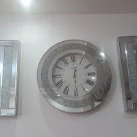 ساعت دیواری آینه ای سالم