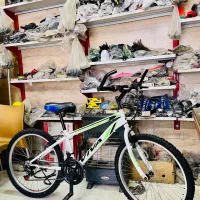 دوچرخه۲۴کوهستانی دنده ای سفید اسپرت خوشگل