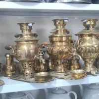 سماور یک لیتری ذغالی