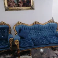 مبلمان 9نفره بادوتامیزعسلی