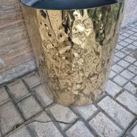گلدان استیل طلایی
