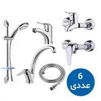ست شیرالات سینک هود گاز روشویی کابینتی کد 911