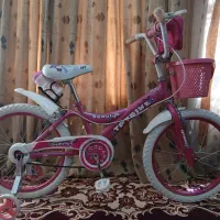 دوچرخه باربی صورتی دخترانه سایز20