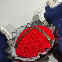 دسته گل روبانی