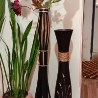 گلدان چوبی ،دکوری شیک