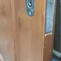 در چوبی دولنگه ورودی اپارتمان