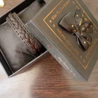 سفارش دستبند چرم زنانه مردانه موی یار (تحویل فوری)
