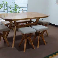 میز غذاخوری تمام چوب