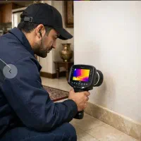 نقطه زنی تصویری نشت یابی تشخیص ترکیدگی حومه فوری