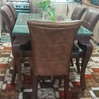 میز نهار خوری چوب راش