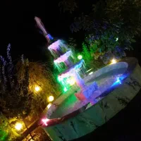 سنگ روشویی آبنما باربیکیو کباب پز پله سنگ کاری