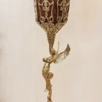 سطل و جا دستمال کاغذی برنز