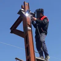 جوشکاری اسکلت فلزی