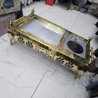 منقل استیل  طلایی طرح سوری /یک متری