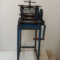 چرخ نورد دستی گیربکسی آبی رنگ