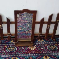 چوب لباسی دیواری با آینه