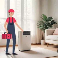 تعمیر و سرویس کولر پرتابل گازی+آبی