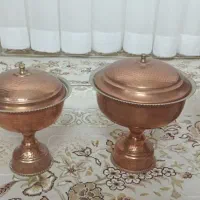 ظروف ست آجیل خوری مس