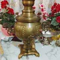 سماور برنز زغالی