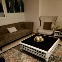 مبل ۷نفره در حد با میز وعسلی