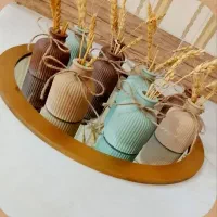سنگ مصنوعی. گلدان مراکشی