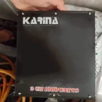 آمپ دو کانال karina xw-402.2 ، هزار وات در حد نو