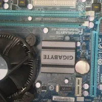 مادربرد گیگا G41 ddr3  رم 2 سی پی یو و فن