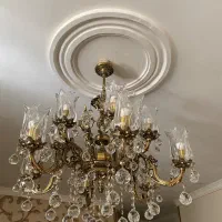 ۲ عدد لوستر برنز سنگین درحد نو واقعی