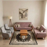 مبلمان راحتی ۷ نفره مینیمال همراه میز