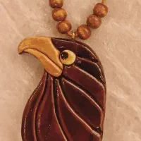 گردنبندچوبی  (اویزخاص)