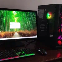 PC Gaming نسل دوازده Rx580 همراه مانیتور