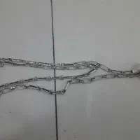 زنجیر نقره همراه حلقه