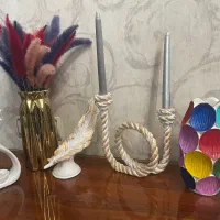 گلدون دکوری و جا شمعی
