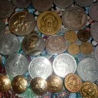 سکه و مدال های قدیمی ایرانی و خارجی و دکمه|کلکسیون سکه، تمبر، اسکناس|تهران, فرودگاه مهرآباد|دیوار