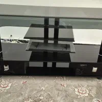میزتلوزیون شیشه ای