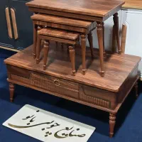 میز بزرگ جلومبلی با ۳ تا عسلی ضدخش۴تیکه حراج حراج
