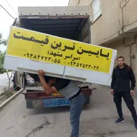 کارگر تنها خاور نیسان وانت  حمل اثاثیه منزل باربری