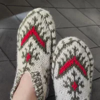 جوراب دستبافت