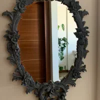 ایینه چوبی منبت