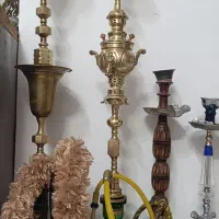 قلیون برنجی طرح سماوری