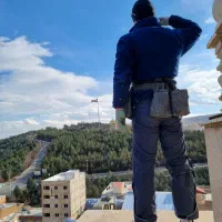 کار در ارتفاع * بدون * داربست و بالابر