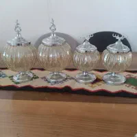 با سلام پا سماوری جایی قند و شکر چایی شیک